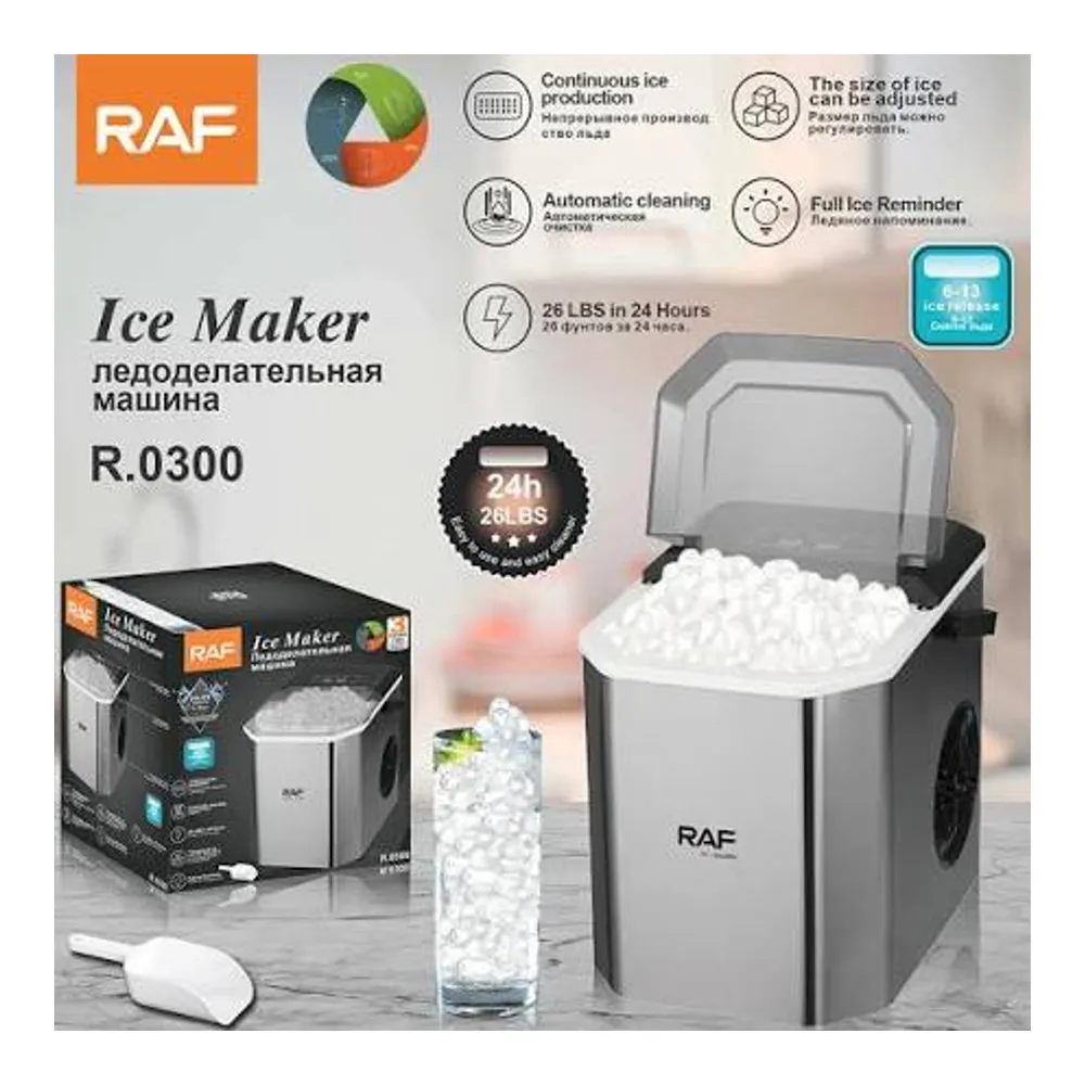 Máquina de fazer gelo em inox
