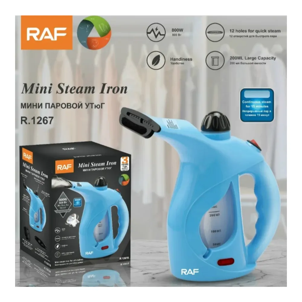 Mini ferro a vapor 800W